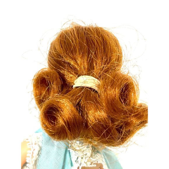 Hasbro 1970s Doll World Love Peace Hong Kong Red Hair Green Eyes Eyelashes - Picture 15 of 17